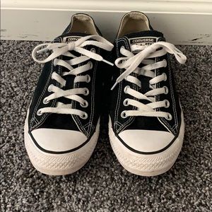 Black Low Top Converse Unisex